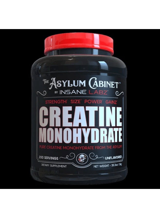 إنساني لابز مسحوق كرياتين مونوهيدرات إنسين لابز - بدون نكهة، قبل التمرين، بعد التمرين، قوة، حجم، 200 حصة - Image 1