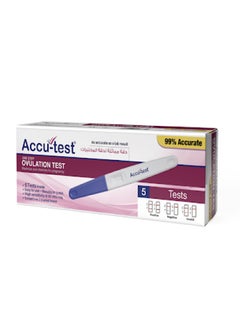 ACCU TEST ACCU-TEST OVULATION TEST 5 TESTS 