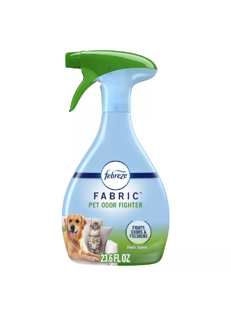 Febreze Pet Odor Fighter – 23.6 oz (700 mL) Odor Eliminator Spray for Pets, Fresh Scent, Long-Lasting Home & Fabric Freshening - Image 1
