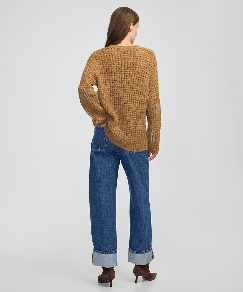 Ipekyol Embellished Openwork Knit Sweater - Image 4