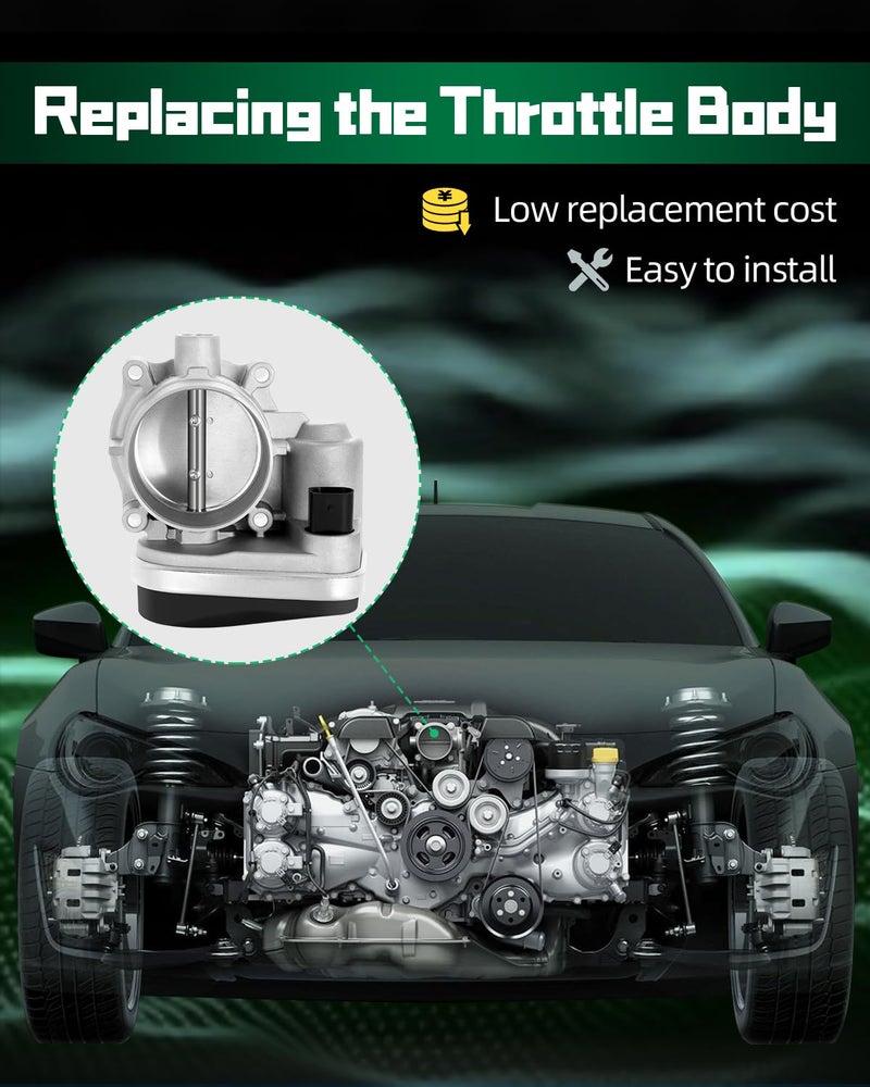 SCITOO Throttle Body Assembly Compatible for 2.7l 3.5l Chrysler 300 2005-2010, for Chrysler Sebring 2007-2010, for Dodge Avenger 2008-2010, for Dodge Charger 2006-2010 67-7006 - Image 4