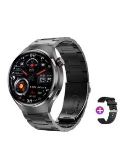 FereFit Smart watch WISME-1 with Bluetooth calling function (answer/make calls), fitness tracking watch with sleep monitoring function, suitable for iPhone/Android, IP68 waterproof Curved Glass -Black  - Image 3
