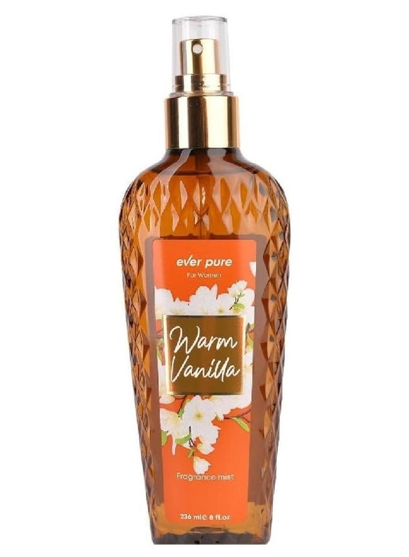 ever pure Fragrance Mist for Women Warm Vanilla 236 ml - Image 1