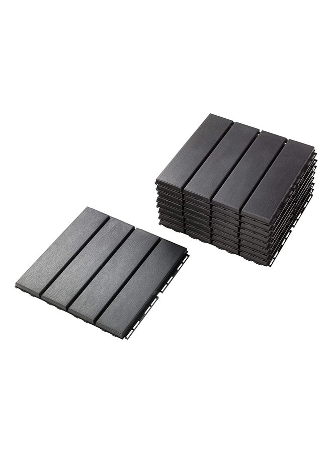 Ikea Runnen Outdoor Floor Decking  Dark Grey