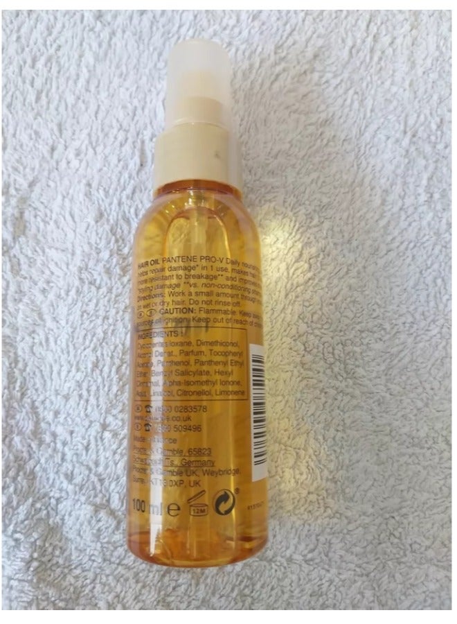 Pantene Pantene Pro V Repair and Protect Leave in Hair Oil Keratin 100ml  - Image 2