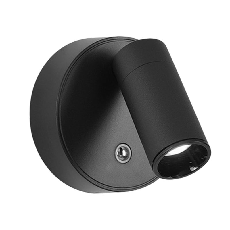 Magnetic Adsorption Wall Lamp: Black, 3 Color Temperatures, Touch Control - Adjustable Brightness, CRI ≥95 Bedside Reading Light for Bedroom Home Use - Image 1