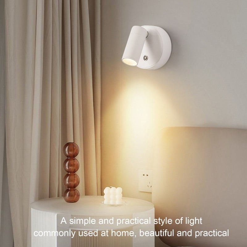 Magnetic Adsorption Wall Lamp: Black, 3 Color Temperatures, Touch Control - Adjustable Brightness, CRI ≥95 Bedside Reading Light for Bedroom Home Use - Image 5