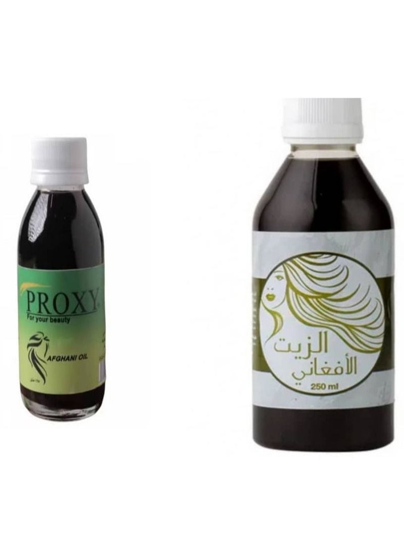 OIL Brand - Set of Afghani oil 250 ml with a box of proxy oil 125 ml - Image 1