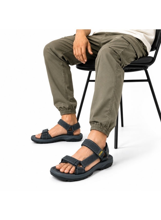 Men's Sport Adjustable Sandals – Lightweight Outdoor Walking Sandals with Comfortable Footbed - Image 1