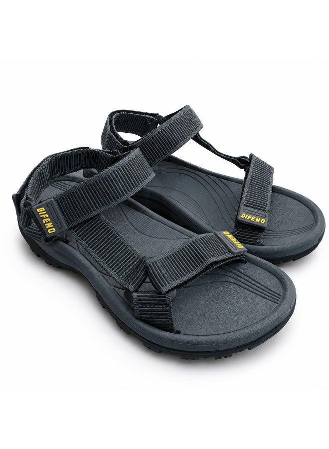 Men's Sport Adjustable Sandals – Lightweight Outdoor Walking Sandals with Comfortable Footbed - Image 3