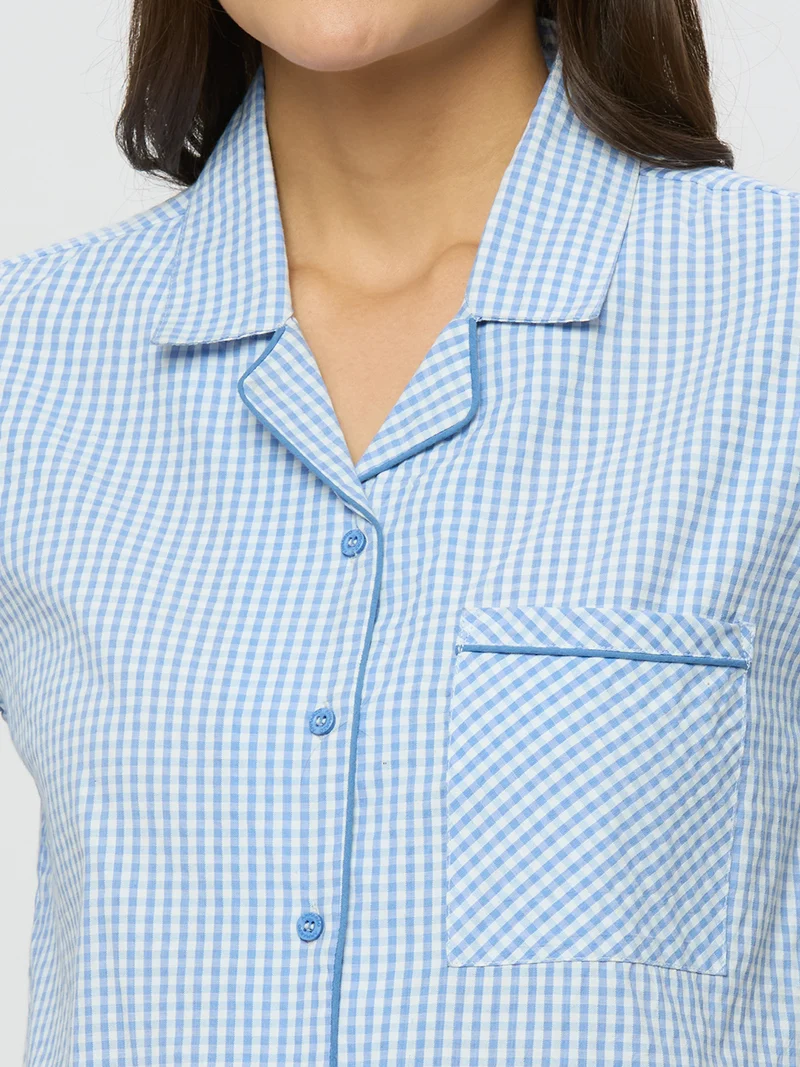 AMMARZO 100% Cotton Lounge Shirt