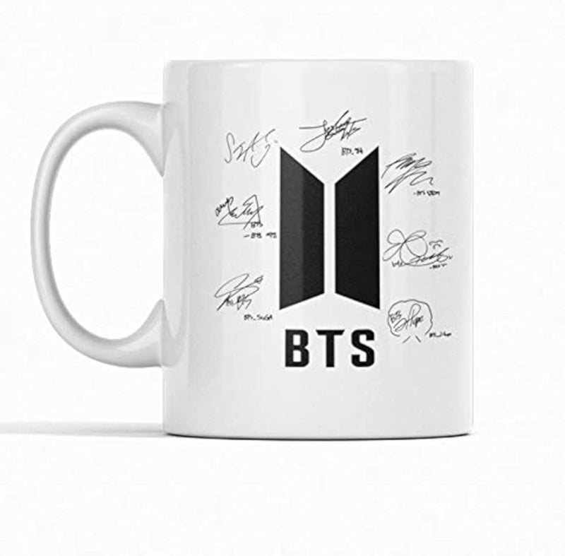 كوب BTS للقهوة والشاي، 350 مل، 2725322674071