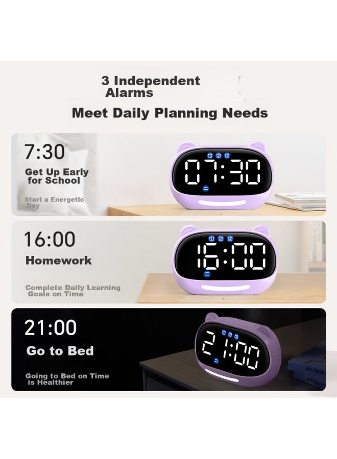 Qt-timer Timer, Smart Alarm Clock, New Model, Student-specific Wake-up Device, Boys' Ai Voice Electronic Clock, Countdown Timer, Time Management Tool - Image 2