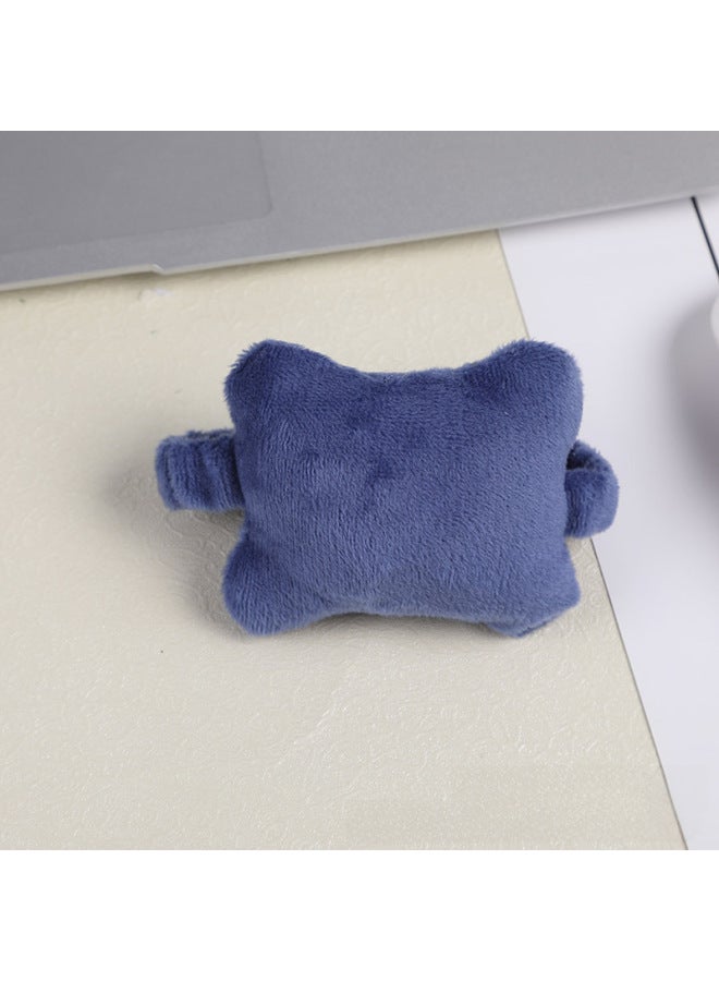 Cute Wrist Pillow Office Mouse Wrist Rest Pad Women's Elastic Band Hand Support Cushion Digital Computer Accessories-Color:Navy  - Image 1