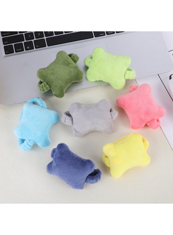 Cute Wrist Pillow Office Mouse Wrist Rest Pad Women's Elastic Band Hand Support Cushion Digital Computer Accessories-Color:Navy  - Image 3