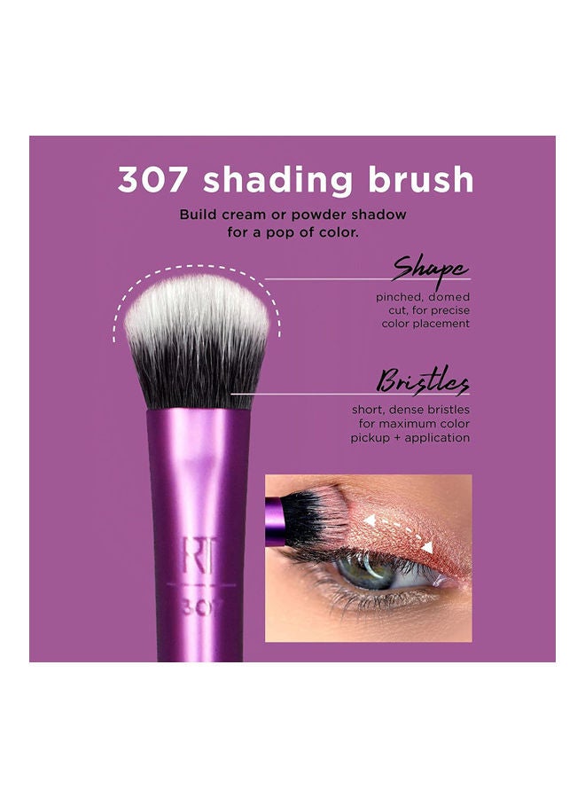 REAL TECHNIQUES Eyeshadow Brush Set, Makeup With Gel Eyeliner, Flat Eye, And Eyelash Brushes, Sponge Blender For Eyeshadow, Foundation, Blush, And Concealer Set Of 13 Set of 01991,01997 - Image 3
