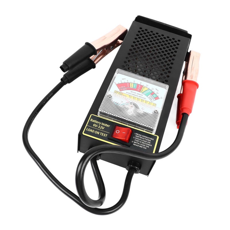 Car Battery Tester 12V Discharge Testing High Accuracy Car Battery Analyzer - Pure Copper Material Battery Load Tester for Cars SUVs Motorcycles - Image 4