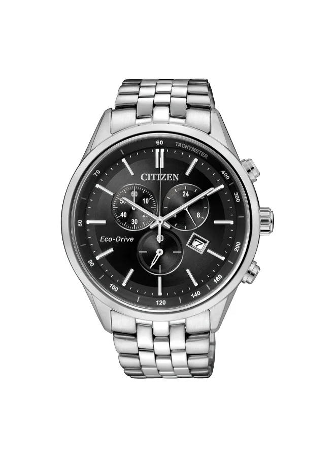 سيتيزن Men's Stainless Steel Strap ECO-DRIVE  Watch AT2140-55E - 42 mm