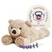 warmies Microwavable Weighted Stuffed Animals Brown Bear Heated Stuffed Animal Plushie for Warmth Comfort Cute Soft Plush Toys for Adults Children Boys Girls Babies Toddlers - Image 3
