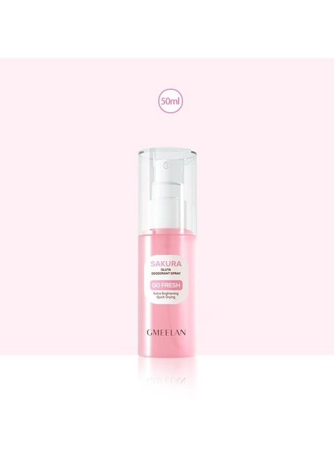 Gmeelan Sakura gluta deodorant spary brighten up underarm