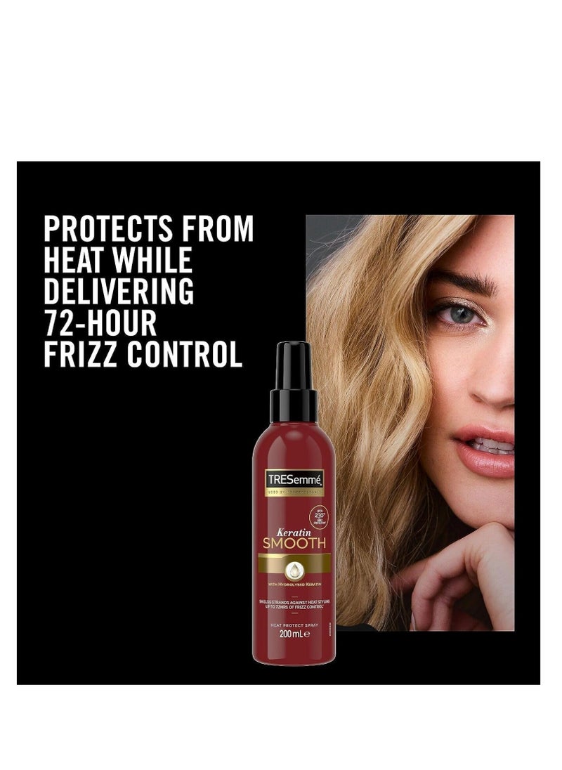 TRESemmé - TRESemmé Keratin Smooth Heat Protect Spray, 200ml - Image 1
