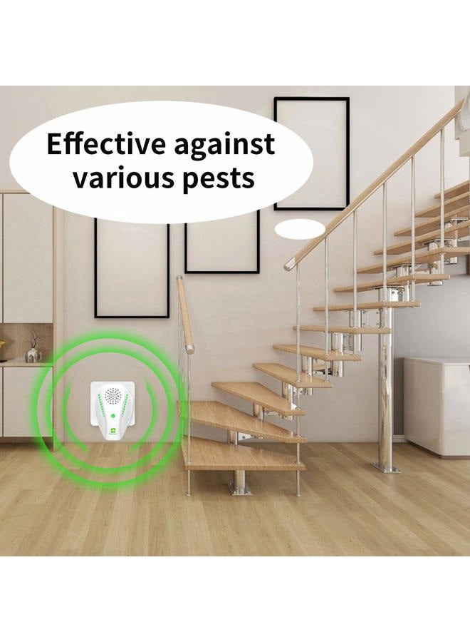 Neatmaster Ultrasonic Repeller & Insect Indoor Repeller, Electronic Ultrasonic Plug in Repellent for Roach, Mosquito, Mice, Spider, Ant, Flea, Bug, Pest Deterrent for House Garage Office Hotel-White - Image 3