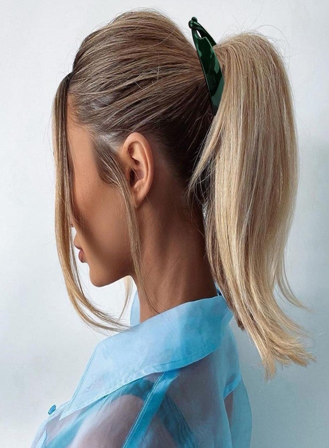 Hapdoo 4PCS Small Banana Clip, Banana Clips for Ponytail Hair Strong Hold Bun Holder Jaw Barrettes for Women and Girls - Image 4