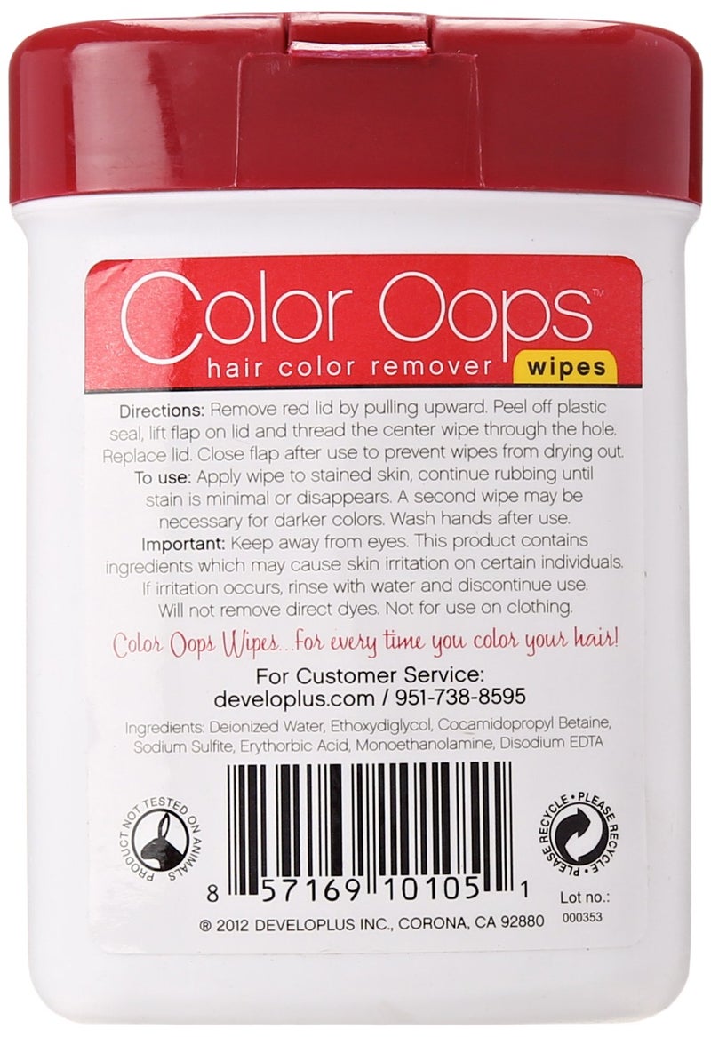 Color Oops Hair Color Removing Wipes (10 Count) - Image 2