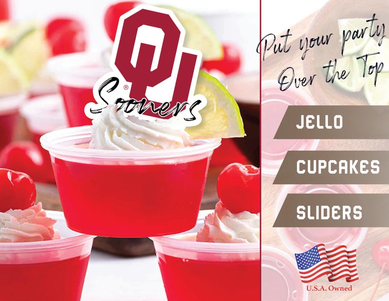 PartyKandy Oklahoma Sooners Cupcake Toppers (24 Pieces) University of Oklahoma Party Supplies for Football  Birthday Gift  Graduation Party Decorations (Oklahoma Sooners) - Image 5
