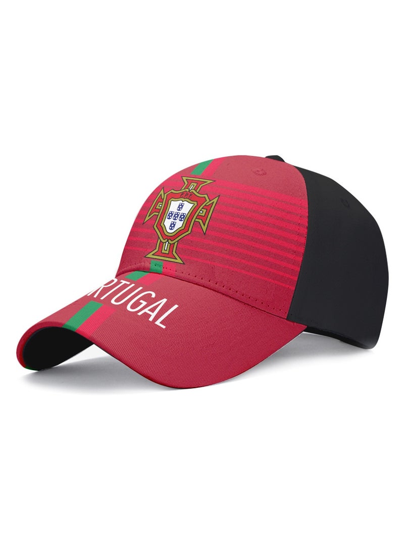 KUYING Football World Cup Baseball Hat National Team Argentina Brazil France Ltaly England Sunshade Duck Tongue Hat 