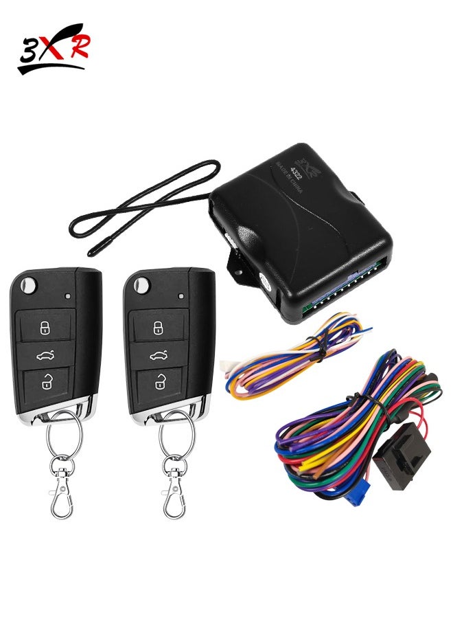 3XR 3XR Universal Remote Keyless Entry System with Central Door Locking, Trunk Release, and Remote Car Locator 4322  - Image 1