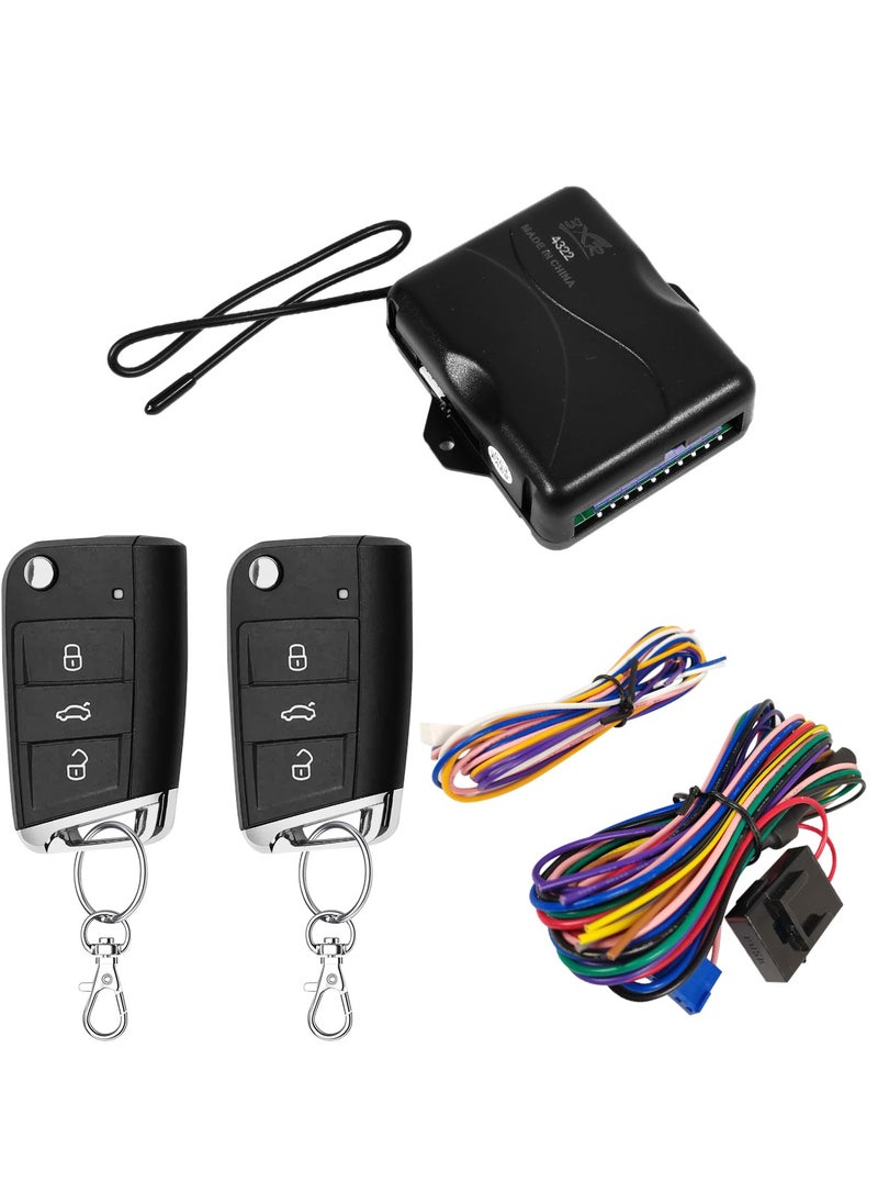 3XR 3XR Universal Remote Keyless Entry System with Central Door Locking, Trunk Release, and Remote Car Locator 4322  - Image 3
