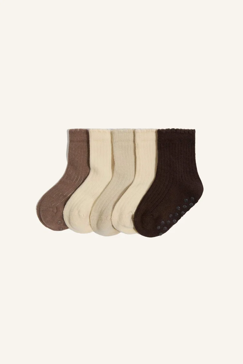 ديفاكتو Baby Girl 5 Piece Long Socks