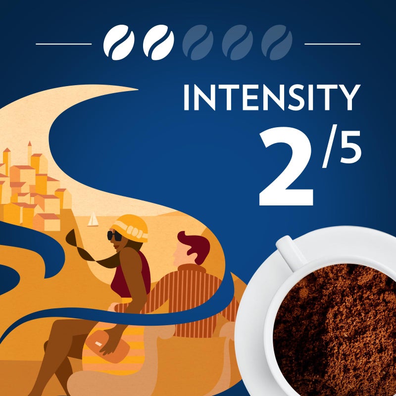 Lavazza Costiera Gran Aroma Ground Coffee 12oz Bag, Light Roast, Smooth and Aromatic Taste, Intensity 2/5, 100% Arabica, Ideal for Drip Brewers, (Pack of 1) - Package May Vary - Image 2