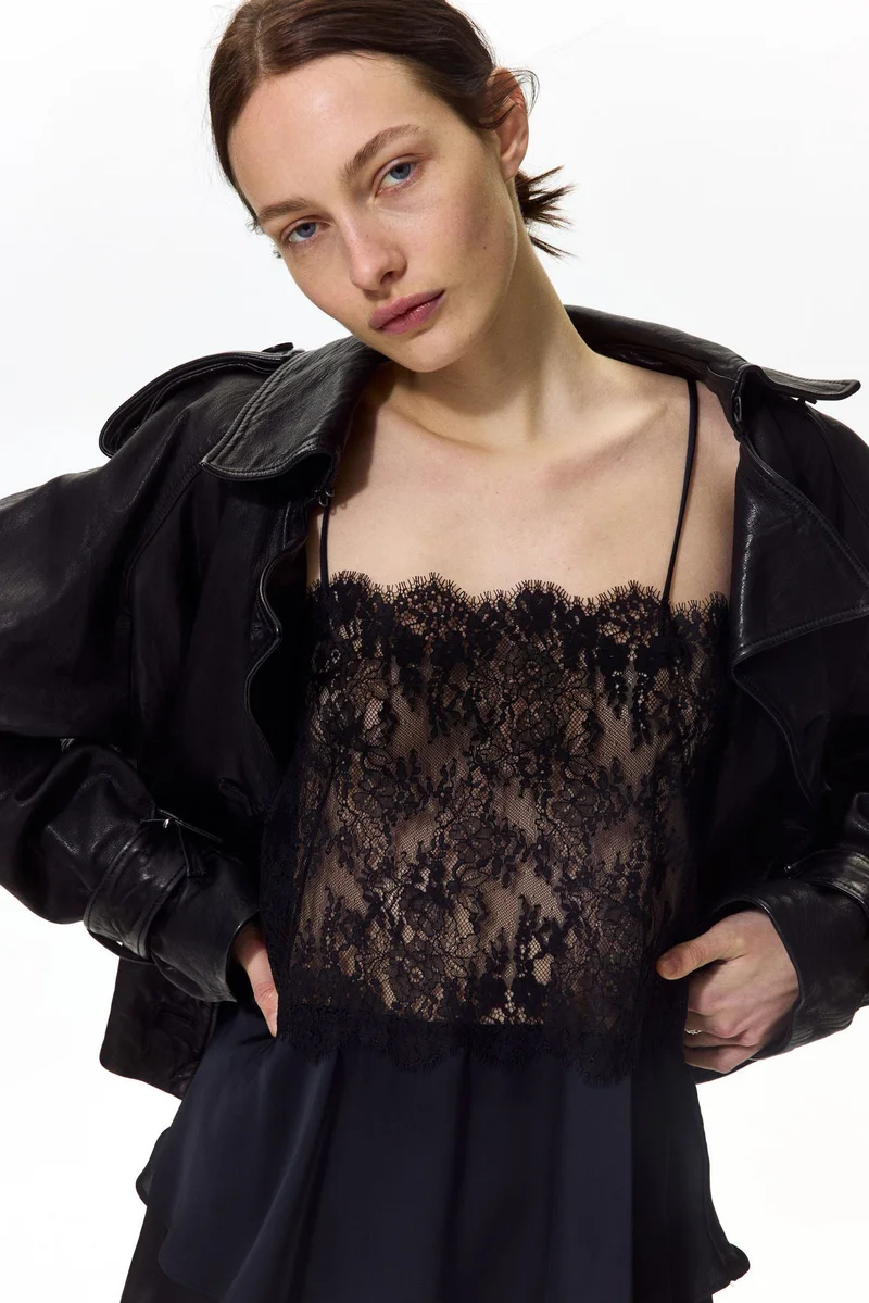 H&M Lace strappy top
