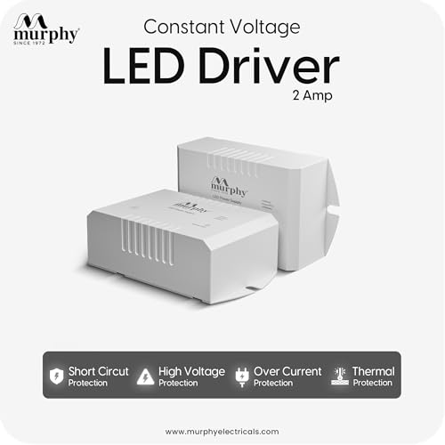Murphy Strip Light Driver LED (White, 25 Watts, 12V, 2A), Pack of 3 - Image 2