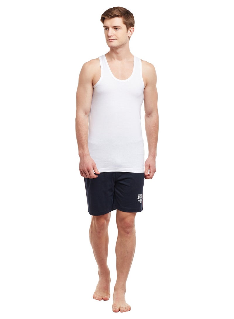 بودي كير Men's Vest Sleeveless Vest Breathable Soft & Comfortable - Pack of 3 - Image 2