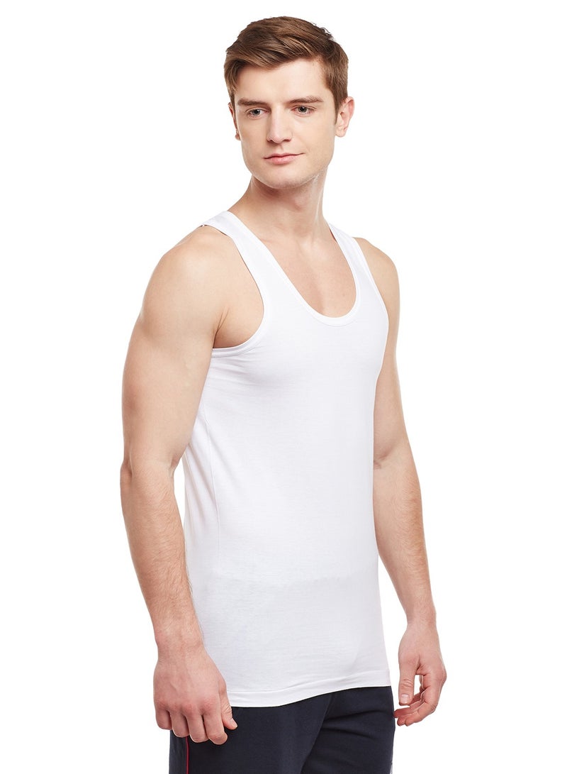 بودي كير Men's Vest Sleeveless Vest Breathable Soft & Comfortable - Pack of 3 - Image 4