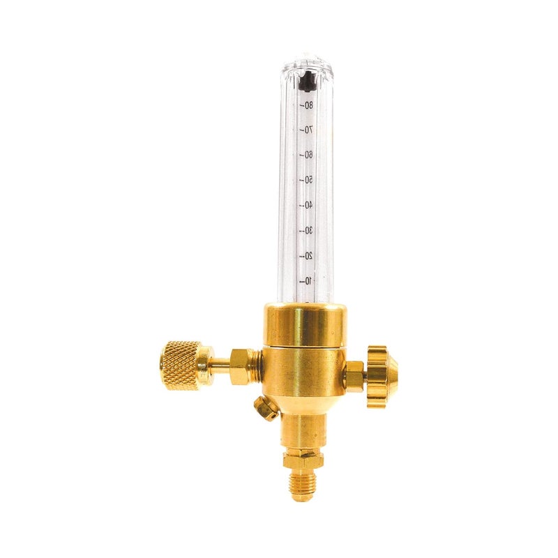 UNIWELD UNF3 Nitrogen Flow Indicator with 1/4-Inch Female Flare Inlet Connection and 1/4-Inch Male Flare Outlet Connection - Image 2