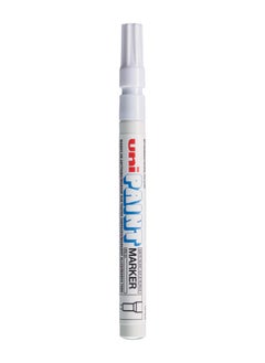 Uniball 1-Piece Fine Round Tip Paint Marker White Ink  - Image 1