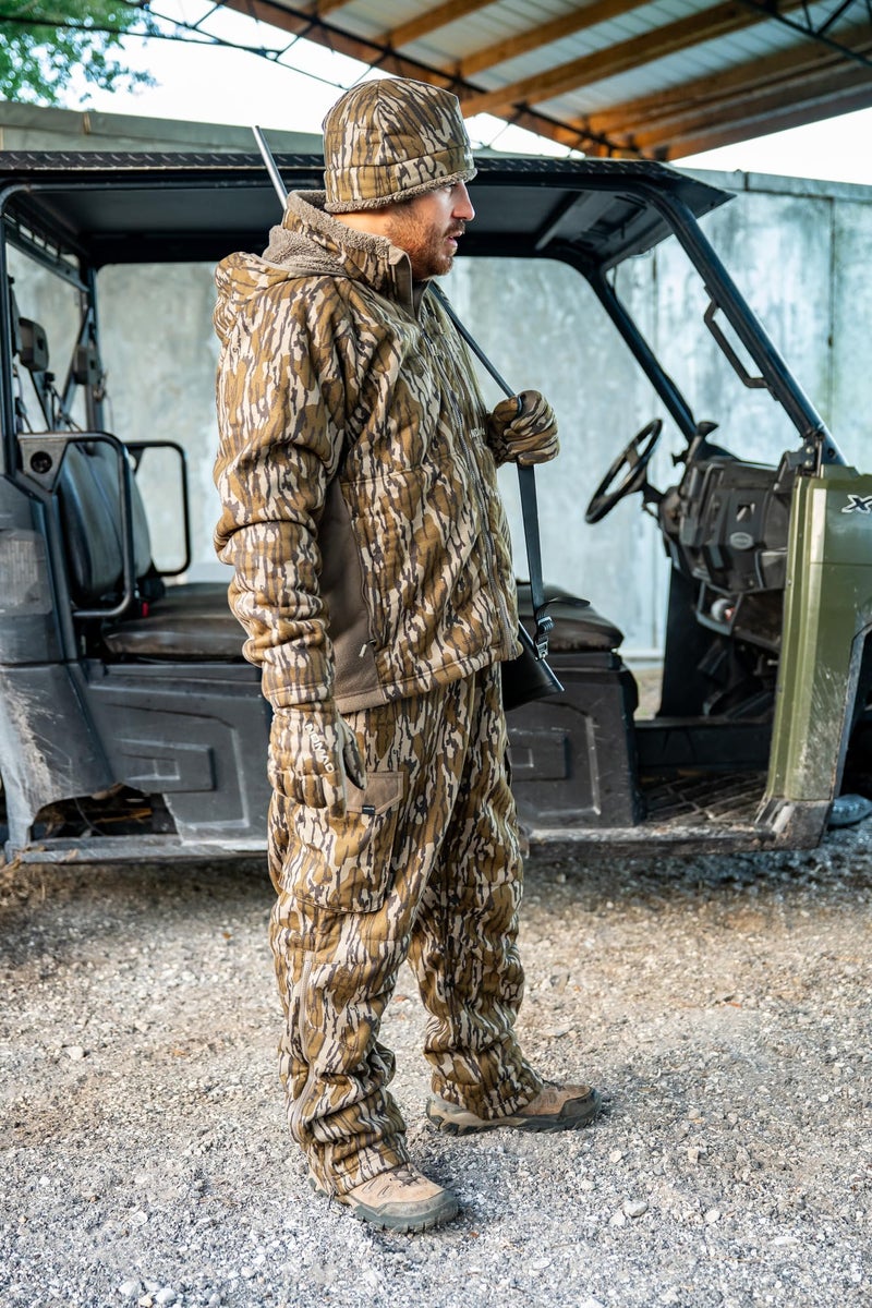 Nomad Mens Harvester VX3 Jacket - Insulated, Wind-Resistant, and Quiet Hunting Jacket for Cold-Weather Performance, Mossy Oak Bottomland Camo, Large - Image 3
