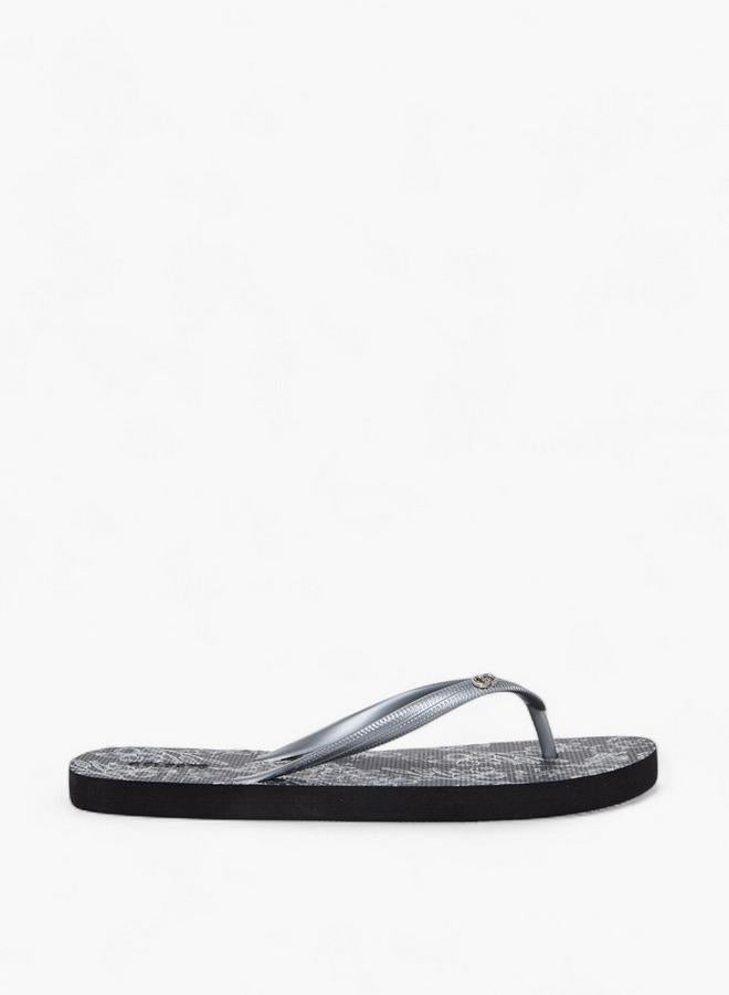 Celeste Women Floral Print Flip-Flops - Image 1