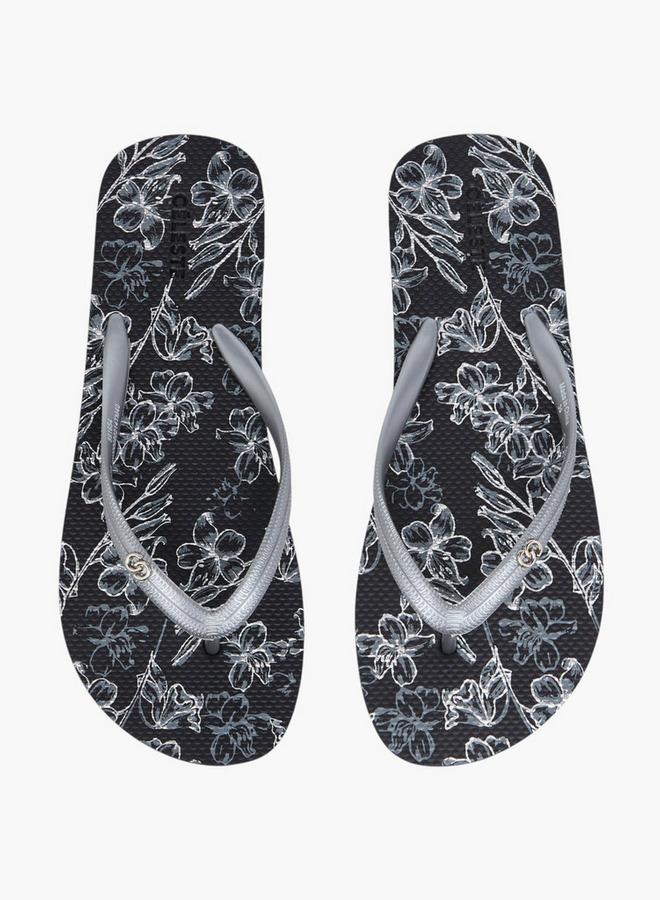 Celeste Women Floral Print Flip-Flops - Image 2