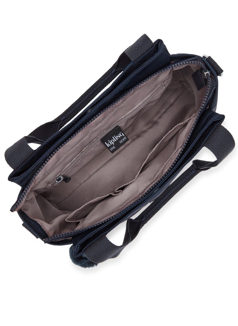 kipling - Elysia M Medium Shoulder bag with Removable Strap Blue Bleu 2 - Image 1