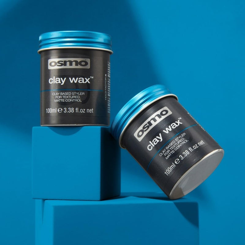 Osmo Firm Hold Clay Wax for Matte Finish Without Shine for a Natural Looking All Day Long Hold for All Hair Types 3.38 Fl Oz (Pack of 1) - Image 2