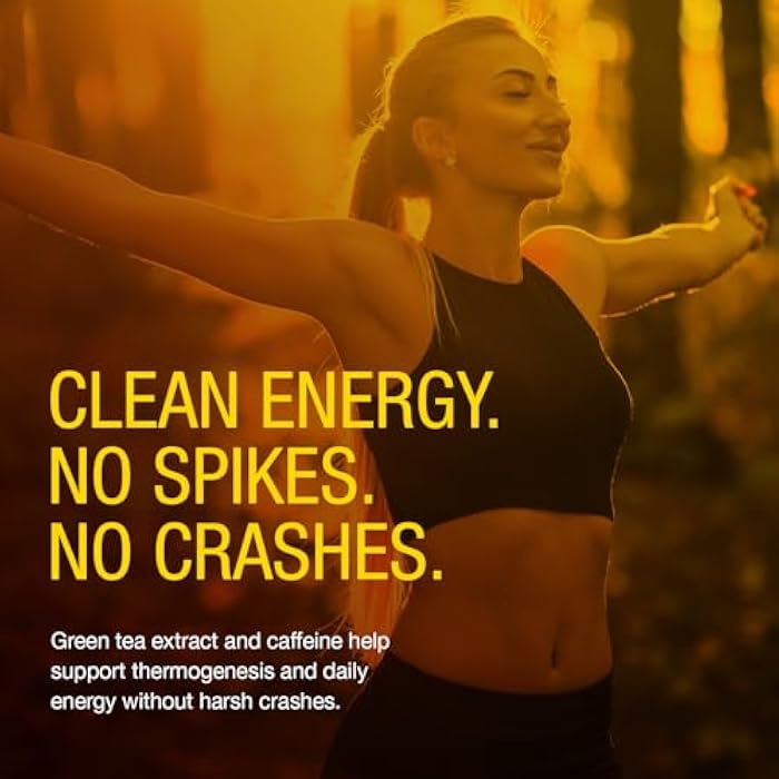 A.M. Burn GLP-1 Supplement Weight Loss Support | Berberine HCL + Chromium Picolinate + Green Tea + BioPerine | Developed by Weight Management Experts | USA Made, GMP Certified, 60 Caps - Image 5