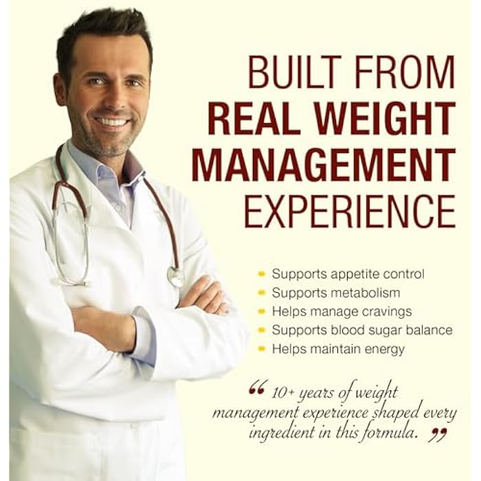 A.M. Burn GLP-1 Supplement Weight Loss Support | Berberine HCL + Chromium Picolinate + Green Tea + BioPerine | Developed by Weight Management Experts | USA Made, GMP Certified, 60 Caps - Image 3