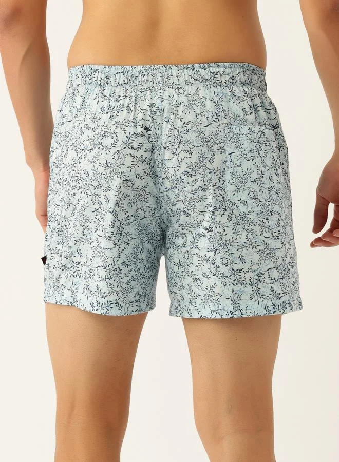 John Players  Pack of 2 - Men Printed Cotton Boxers for Men | Best Price UAE