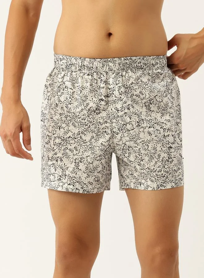 John Players  Pack of 2 - Men Printed Cotton Boxers for Men | Best Price UAE