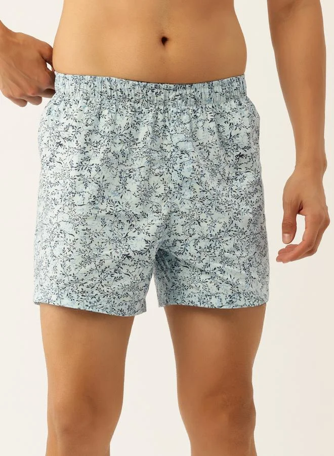 John Players  Pack of 2 - Men Printed Cotton Boxers for Men | Best Price UAE